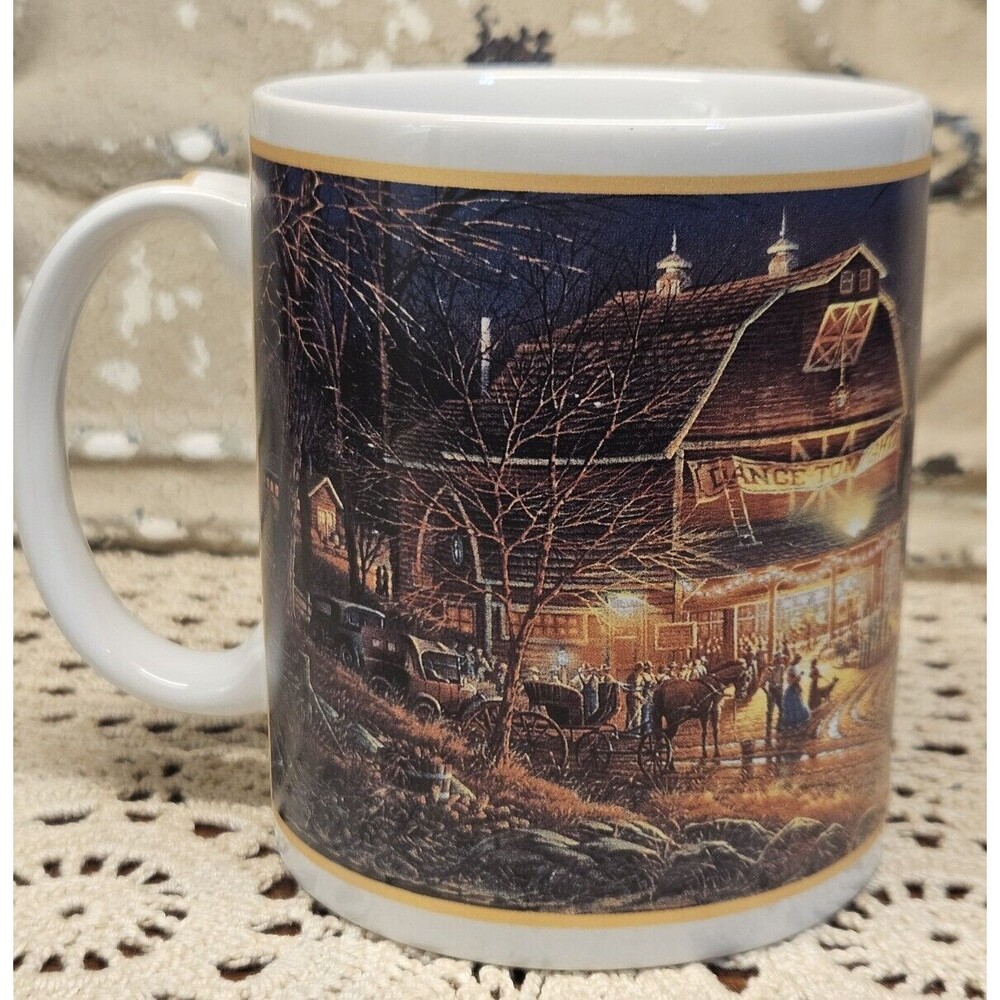 The Hadley Collection Terry Redlin Coffee Mug “Harvest Moon Ball” 2000 (read)